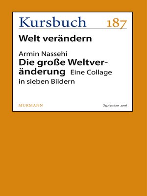 cover image of Die große Weltveränderung